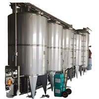 Fermenteur en acier inoxydable de 100 à 1000 L avec agitateur pour vin, yaourt, bière, lait, jus de fruits