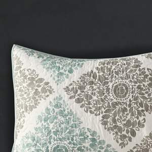 Ensemble de couette imprimée 6 pièces, taille King, moderne, pour toutes les saisons, avec oreillers décoratifs - Product Image 5