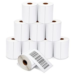 10 Rolls 4x6 Direct Thermal <b>Postage</b> <b>Labels</b> Permanent Adhesive Printable Shipping Stickers For Parcel Return Packaging - Product Image 1