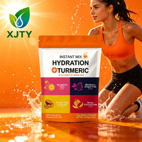 XJTY Nature Instant Mix Hydratatie Kurkuma Elektrolyten Poeder Vitamine C D Zink Snelle Herstel Immuniteit Ondersteuning