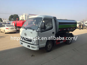 FAW แบรนด์ใหม่3 Cbm ด้านโหลดรถบรรทุกขยะมินิรถตู้สำหรับการเก็บขยะ - Product Image 3