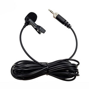 ميكروفون بطية صدر عالي الجودة مع فضي ، موصل قفل ، ميكروفون Cardioid مشبك Lavalier لأجهزة الإرسال اللاسلكية Sennhe - Product Image 3