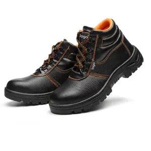 Cheap Price Basic Black High Quality Working Men's Composite Light Weight Industrial Safety Shoes For Men Steel Toe Boots Men