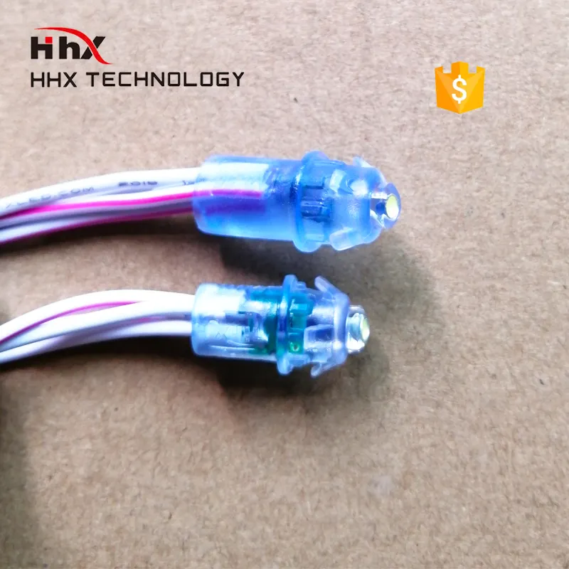 HHX shenzhen-luces led de píxel con forma de sombrero de paja, 9mm, 12v