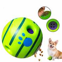 Neuer Giggle Hundeleckerli-Ball Hundespielzeug Langlebiger Natürlicher Geräusch-Erzeugender Großer Futterball IQ-Training Interaktives Spaßiges Giggle Haustier-Spielzeugball