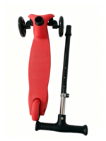 Trottinette acrobatique pour adolescents et enfants - Trottinette à trois roues légère et durable en plastique pour l'extérieur