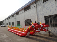 Bateau gonflable à Double ligne, équipement de jeu sur eau, loisirs, Design Dragon, cavalier d'océan, banane