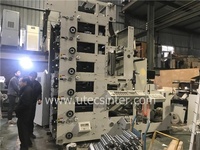 UTR320 Automatique film Plastique Adhésif Étiquette Machine D'impression Flexographique, Autocollant Imprimante Flexographique Matériel avec four UV