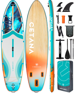 ขายส่ง SUP แบบเป่าลมรุ่นใหม่ ขนาด 11'6"*35"*6" หลายขนาด ลายไม้ รุ่น CT10 จัดส่งด่วนภายใน 3 วัน มีสินค้าในสต็อก - Product Image 1