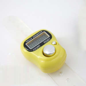 Tasbih Elektronik AilesTecca dengan Pengaturan Gesper, Model Cincin, Penghitung Jari Satu Tombol - Product Image 3