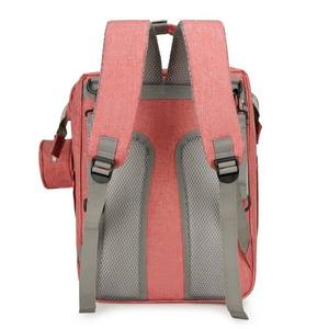 波西米亚风格多功能婴儿尿布背包袋便携式可折叠带换衣站 - Product Image 3