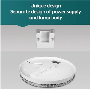 Plafonnier LED ultra-plat rond au design épuré pour chambre, balcon et intérieur - Product Image 4