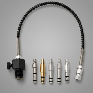 Adaptateur de station de remplissage ZimaKyfa Scuba G5/8 en alliage d'aluminium HPA/CO2 300 bars pour FX Hatsan SMK BSA Cricket Ataman Walther Rotex R8 Noir - Product Image 6