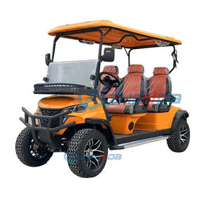 <span class=keywords><strong>Voiture</strong></span> <span class=keywords><strong>de</strong></span> golf électrique confortable blanche 4 places avec sièges réglables antidérapants Idéale pour les zones <span class=keywords><strong>de</strong></span> loisirs des villages <span class=keywords><strong>de</strong></span> retraite - Product Image 6