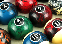 Vente directe d'usine NAIPNI, accessoires de billard populaires, billes de billard de haute qualité pour billard à billes de marbre