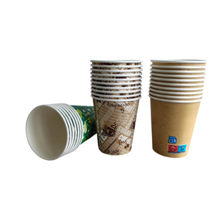 Vaso de Papel Personalizado para Bebidas Calientes, Té, Café, para Llevar, de Pared Simple, para Viajes - Product Image 1