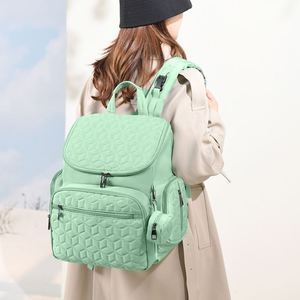 Juego de Mochilas de Color Liso en Oferta, 2 Bolsas de Pañales para Bebé para Mamá - Product Image 2