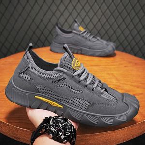 Zapatillas Casuales de Verano para Hombre, Modernas, Transpirables, para Trabajar, con Forro de Malla Cómodo, Antideslizantes, Resistentes al Desgaste, Diseño Suave - Product Image 2