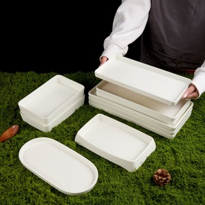 Plato Especial de Guarnición para Restaurante Mountain Breeze Hot Pot, Plato Rectangular de Carne de Res Frescamente Cortada para Hot Pot - Product Image 2