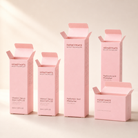 Boîte d'emballage cosmétique personnalisée pour ensemble de maquillage, vente en gros, boîte en papier de luxe, petite entreprise, logo personnalisé, emballage de beauté