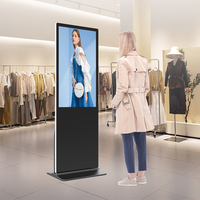 Écran LED d'intérieur, kiosque publicitaire sur pied LCD, prise en charge SDK pour affichage numérique d'ascenseurs, animations graphiques, magasin de détail