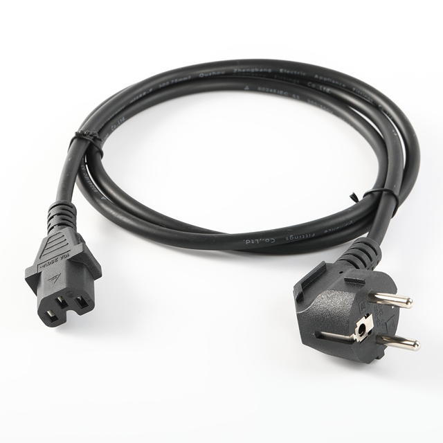 Mickey Mouse Connector Three-Pin Power Cord EU Plug for Outdoor Use Home Appliance Consumer Electronics PC Material 16A Rated