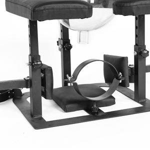 BANSEY Adjustable Toilet Bondage Chair with Neck Lock Sedia bondage Banco de sumision Kniebank Adult Bondage <b>Furniture</b> - Product Image 4