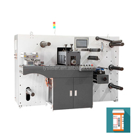 Mesin Pemotong Rotary Berkualitas Tinggi untuk Label Kosong dengan Turret Rewinder