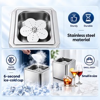 ITOP Professionnel Refroidisseur de Verres Instantané 6s CO2 en Acier Inoxydable pour Bar, Hôtel, Restaurant, Verres à Cocktail et à Vin