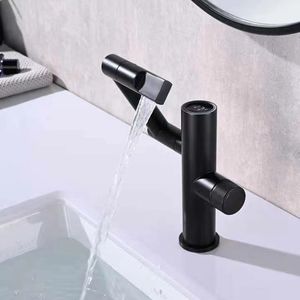 Robinet de lavabo d'origine chinoise en acier inoxydable avec traitement de surface noir et noyau de valve en céramique - Product Image 3