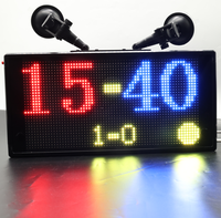 Nouvelle conception Ganxin Factory : Affichage du score par capteur pour raquette de padel, tableau de score numérique LED matriciel pour les jeux de tennis et les sports sur terrain.