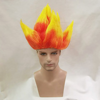 Perruque de troll à grandes flammes pour Halloween en gros MFJ-0066