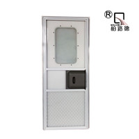 Porte d'entrée de caravane/camping-car BOLUDE RV en alliage d'aluminium avec panneau d'isolation thermique, certifiée E-Mark et DOT, taille personnalisée, OEM ODM