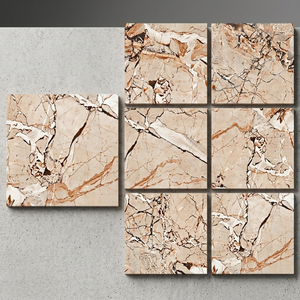 Antico <b>Peach</b> Terrazzo 800x800mm Polished Porcelain Tiles Decorative Pattern Flooring Collection - Product Image 1