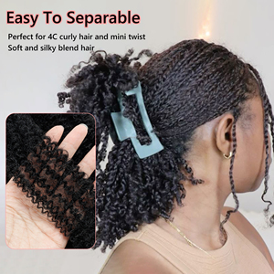 50g/paquete Cabello Sintético de Lujo Pre 4C, Mezcla de Cabello para Trenzas, Trenzas <span class=keywords><strong>Fulani</strong></span>, Rastas Artificiales - Product Image 5