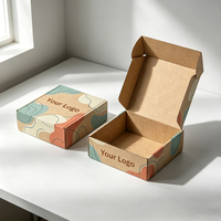 Caja de Envío de Cosméticos de Buena Calidad, Caja de Embalaje de Cartón Corrugado para Comercio Electrónico, Cajas de Cartón Corrugado Kraft para Envíos
