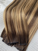 Extensions de cheveux flexibles Haiyi Genius Weft 2026 # Kityall en stock, qualité salon, sans couture, doux