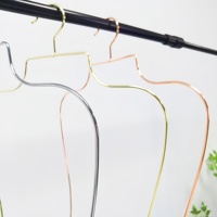 Porte-vêtements en fil métallique à un seul niveau de haute qualité, brillant, durable, pour la maison, la garde-robe ou la salle de bain, présentoir de maillots de bain