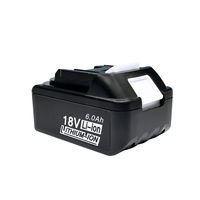 Baterai Li-Ion Isi Ulang 10 Sel 18V 60Ah Terbaru, Paket Baterai Lithium untuk Perkakas Listrik Tanpa Kabel Makita