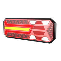 Feu arrière LED ECE 12V 24V pour camion, clignotant dynamique, indicateur de freinage, marche arrière, feu de position arrière, feu antibrouillard pour remorque, caravane, camion