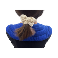 Coussin chauffant et rafraîchissant à l'aromathérapie aux herbes de lavande pour le cou et les épaules, pour apaiser les douleurs musculaires, chauffe au micro-ondes