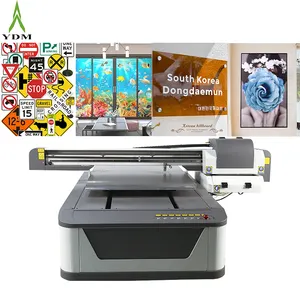 Automatic Inkjet Printer 6090 Epson I3200 Printhead Flatbed Printing Machine