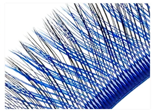 रंगीन YY आकार की पलकें एक्सटेंशन दो टिप पलकें C/D कर्ल ओम्ब्रे रंग प्राकृतिक Y पलकें मेष नेट क्रॉस झूठी पलक मेकअप - Product Image 3