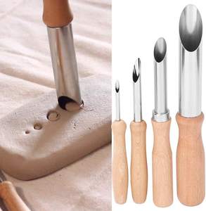 Kit di 4 Punzoni Rotondi in Acciaio Inox per <span class=keywords><strong>Ceramisti</strong></span> e Scultori - Product Image 5