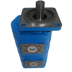 Pompe à engrenages hydraulique double série Huamao CBGJ, pièces de rechange haute pression en fonte pour engins de construction - Product Image 1