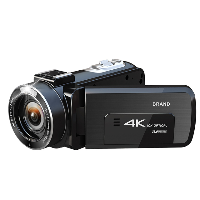 High Quality ICAR D15 4K UHD 10X Optical Zoom CMOS Sensor Camcorder MicroSD Support Auto Focus EIS 3.0" IPS Screen USB Type-C