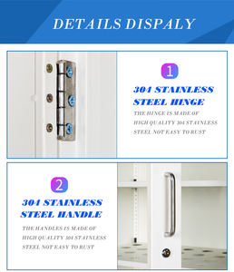 Offre spéciale Mobilier d'hôpital Armoires de rangement à 4 <span class=keywords><strong>portes</strong></span> Armoires de rangement en métal <span class=keywords><strong>Armoire</strong></span> de <span class=keywords><strong>pharmacie</strong></span> de laboratoire - Product Image 4