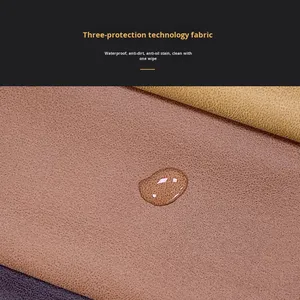 Poltrona Lounge in <span class=keywords><strong>Pelle</strong></span> Tan Bicolore con Struttura in Metallo Nero Opaco, Schienale Alto, Cuscino Lombare e Pouf in PU per Esterni - Vendita all'Ingrosso - Product Image 4