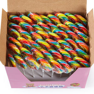 <span class=keywords><strong>Haribo</strong></span> Bonbons 50g Tablet Candy Loly Pop Piruletas giratorias coloridas Tablero ondulado Caramelos Lollypop Candy - Product Image 6