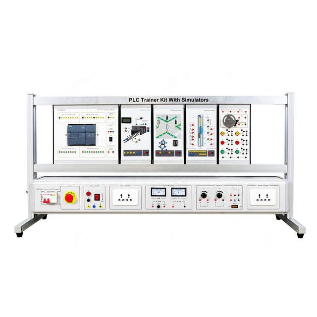 PLC Trainer Kit With Simulators Educational Laboratory School Equipment Technology Vocational Training